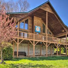 Burnsville Cabin with Wraparound Deck and Mtn View!