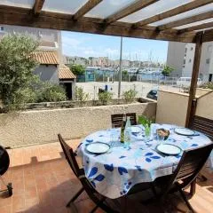 Maison 3 pièces 5-7pers Vue sur port, garage, clim