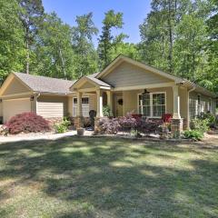 Idyllic Eatonton House with Patio and Lake Access!!