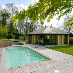 Picturesque villa in Bierges with swimming pool and barbeque