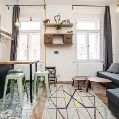 Central designer studio by beautiful park & church