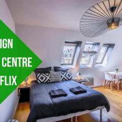 Appartement Design Hyper Centre Lille - NETFLIX wifi Fibre - Parking