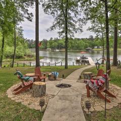 Lakefront Sparta Home Fire Pit, Dock and Kayak