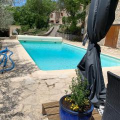 FONT NOUVELLE maison de charme Drôme Provençale, 6 ou 10 personnes avec piscine