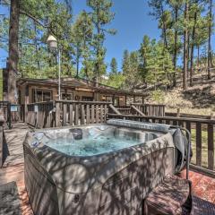 Tranquil Cabin with Stream and Deck Near Dtwn Ruidoso!