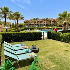 Casares Beach Golf Apartment With Private Garden Direct Pool Access