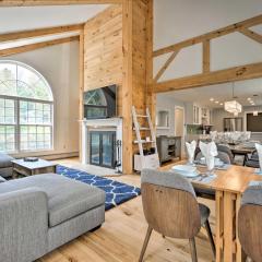 Chic Dover Home with Hot Tub 4 Miles to Mt Snow!