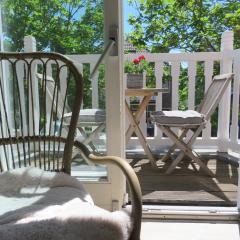 Sea shell with balcony close to the beach, city centre and dunes