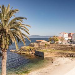 Apartamento Finisterre con vistas al mar y playa