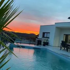 Villa avec vue panoramique sur les Cévennes