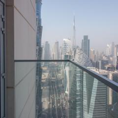 Burj Khalifa view from ALL rooms Brand New 3BR - Noora