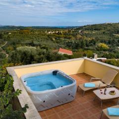 Villa Erontas - private heated jacuzzi