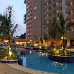 Apto em Resort de Olímpia frente ao Thermas do Laranjais