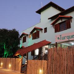 Pousada Turquesa mirante com vista para as montanhas e por do sol