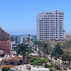 Departamento con jacuzzi en zona dorada 1-7 personas