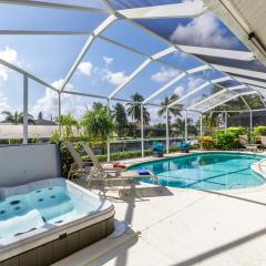 New Gulf Access Home with Private Solar Heated Pool and Spa -Villa Dreamweaver, Cape Coral - Roelens Vacations