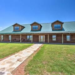 11-Acre Log Cabin with Jungle Gym and Sand Volleyball