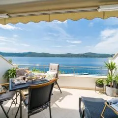 Apartments Ratac Lobrović with private beach and beautiful sunset