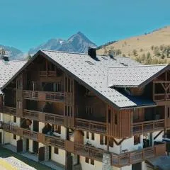 T2 Meublé Tourisme 3 etoiles, pied des pistes-parking privé avec balcon et superbe vue