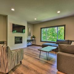 Modern Nisswa Escape with Deck Near Gull Lake!