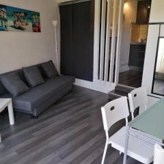 Charmant studio Residence Carnon plage-Climatisation-Parking Prive