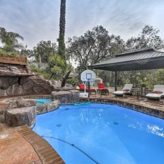 Chic Whittier Oasis Private Pool, Grill and Hot Tub