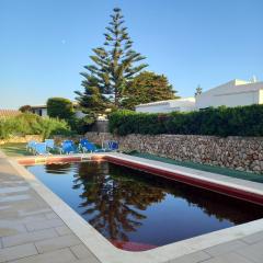3 bedrooms villa at Cap d'en Font 800 m away from the beach with sea view private pool and enclosed garden