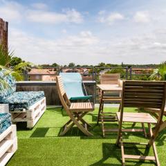 Frenchyhomes☆rooftop☆centreville☆plage☆WIFI