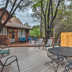 Rustic Ruidoso Cabin with Large Deck and Grill!