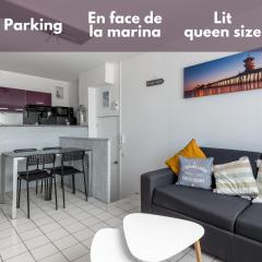 Appartement dos à la marina - Proche de la plage