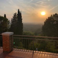 Appartamento con vista sulle colline Toscane