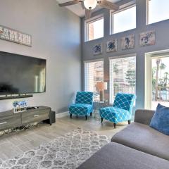 Pool View and Walk to Beach Modern Galveston Condo!