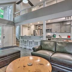 Unwind Fireside and Walk to Slopes! Poconos Getaway