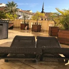 Appartement terrasse dans palace Belle Epoque