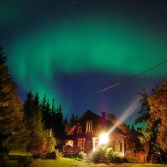 100 Years Old Norwegian Log House in Tromsø