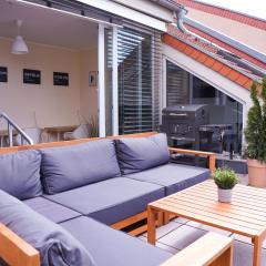 FULL HOUSE Premium Apartments - Halle Rooftop - Homeoffice, BBQ inkl