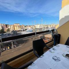 Appartement terrasse sur le port, piscine, tennis