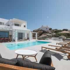 Villa Petra Mare above Mykonos town Private pool