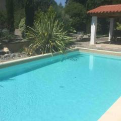 Peaceful 3 bedroom 8 person ground floor apartment with large private heated pool