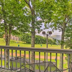 Slopeside Condo with Balcony and Ski Hill Views!
