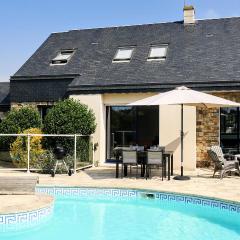 Beautiful Home In Saint-germain-sur-ay With Heated Swimming Pool