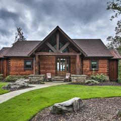 Luxury Mineral Bluff Cabin with Views and Hot Tub!