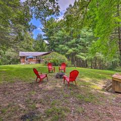 Peaceful Roaring Gap Retreat with Fire Pit and Patio!