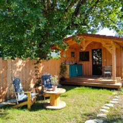 Joli chalet en bois à 7 mn des plages du Bassin d'Arcachon