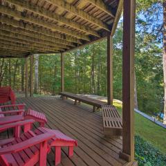 Dock and Kayaks Lakefront Hot Springs Home