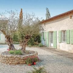 Nice Home In Rioux With Outdoor Swimming Pool