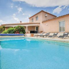 Stunning Home In Villelongue With 4 Bedrooms, Wifi And Private Swimming Pool