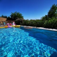 Magnifique gite en pierres 6 personnes avec piscine privee Ardeche plein sud