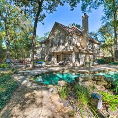 Spacious Woodlands Home Pool and Outdoor Oasis