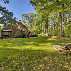 Rustic Retreat with Hot Tub in North Branford!